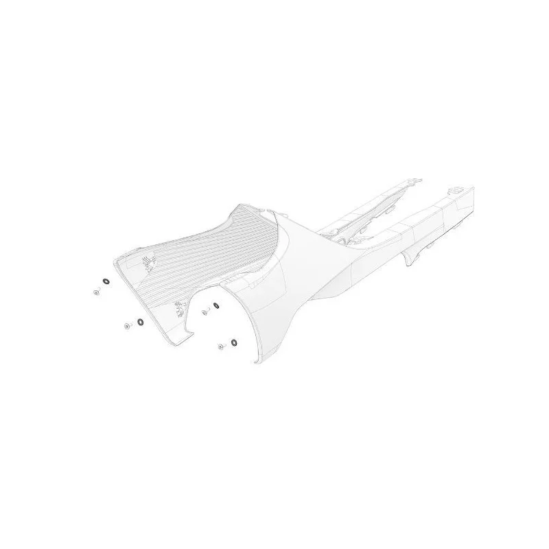 Spessore nero per viti convogliatori Stark Varg (1pz)