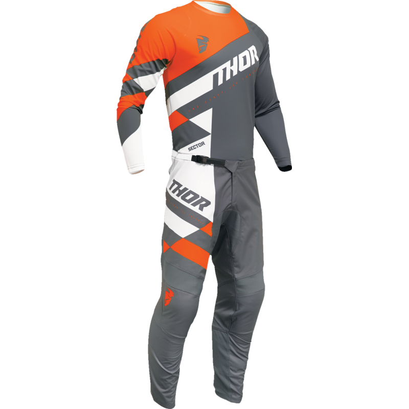Jersey Thor Sector Checker Charcoal, Orange