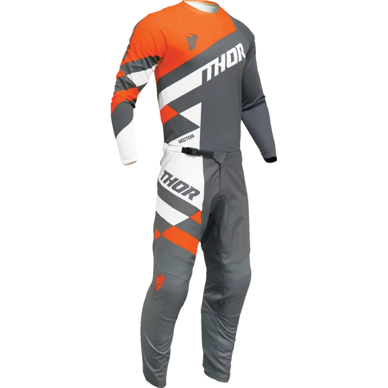 Jersey Thor Sector Checker Charcoal, Orange