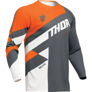 Jersey Thor Sector Checker Charcoal, Orange