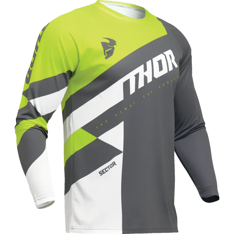 Jersey Thor Sector Checker Grey Flou Yellow