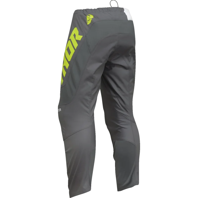 Pantalone Thor Sector Checker Grigio Giallo Fluo