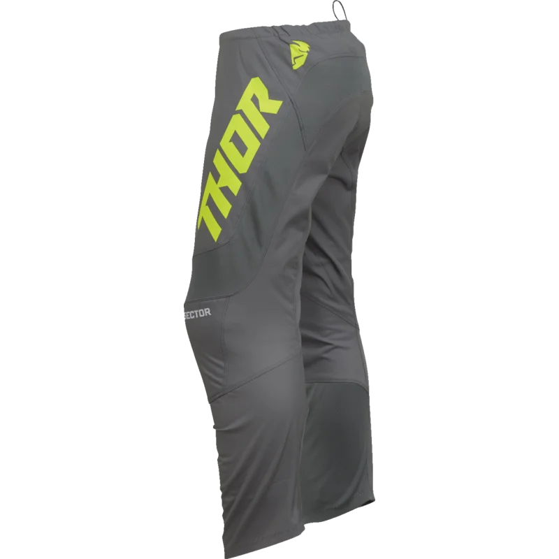 Pantalone Thor Sector Checker Grigio Giallo Fluo