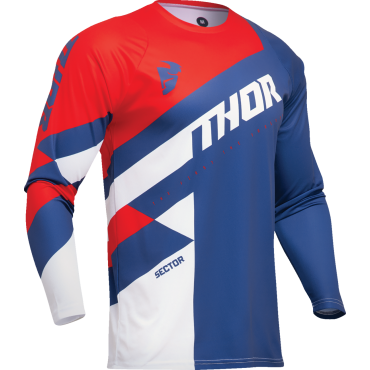 Jersey Thor Sector Checker Navy Red 2024 2910760 Thor Combo Jersey & Pant Motocross/Enduro