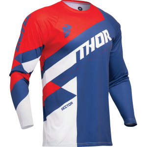 Jersey Thor Sector Checker Navy Red