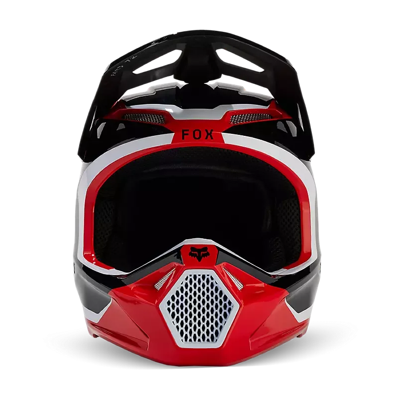 Casco FOX V1 Nitro Fluo Red Fox