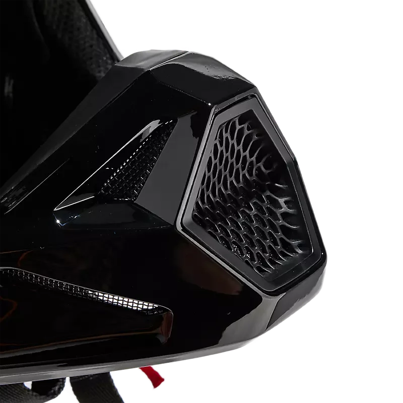Helm FOX V1 Solid Black Gloss