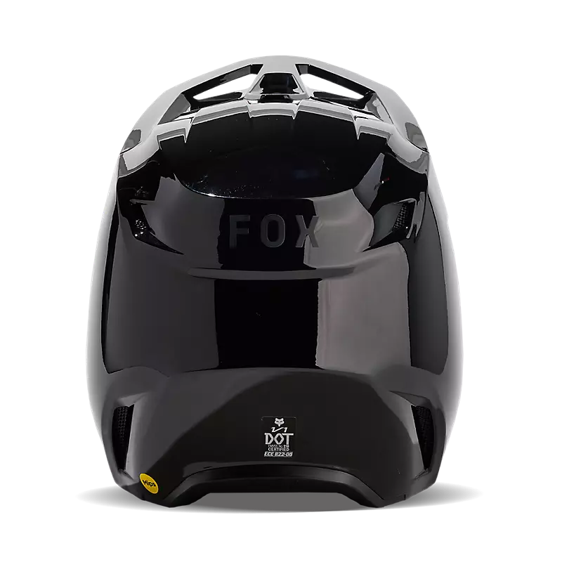 Casque de motocross FOX V1 Solid Black Gloss