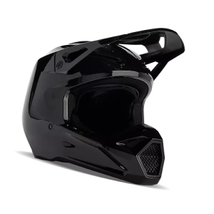 Helm FOX V1 Solid Black Gloss