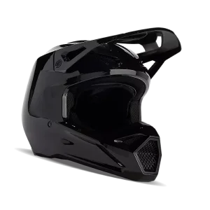 Helm FOX V1 Solid Black Gloss