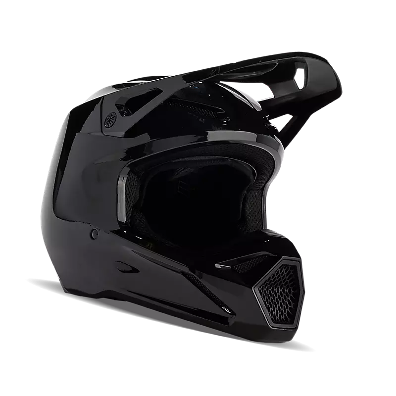 Helmet FOX V1 Solid Black Gloss