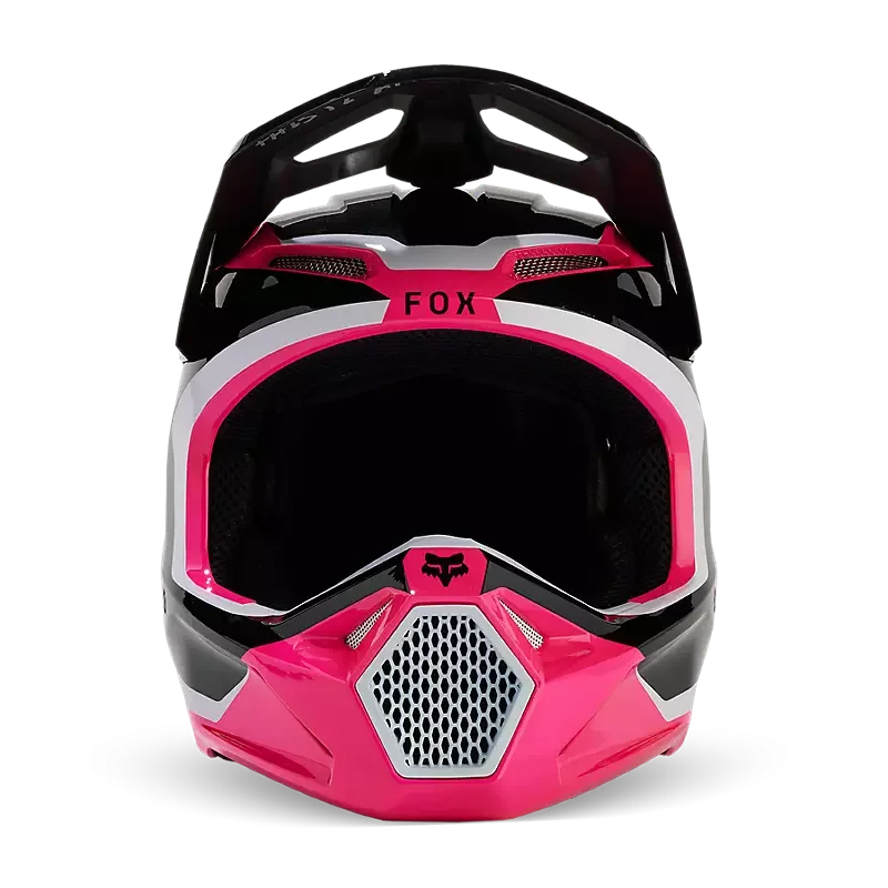 Helm FOX V1 Nitro Junior Black Pink 2024
