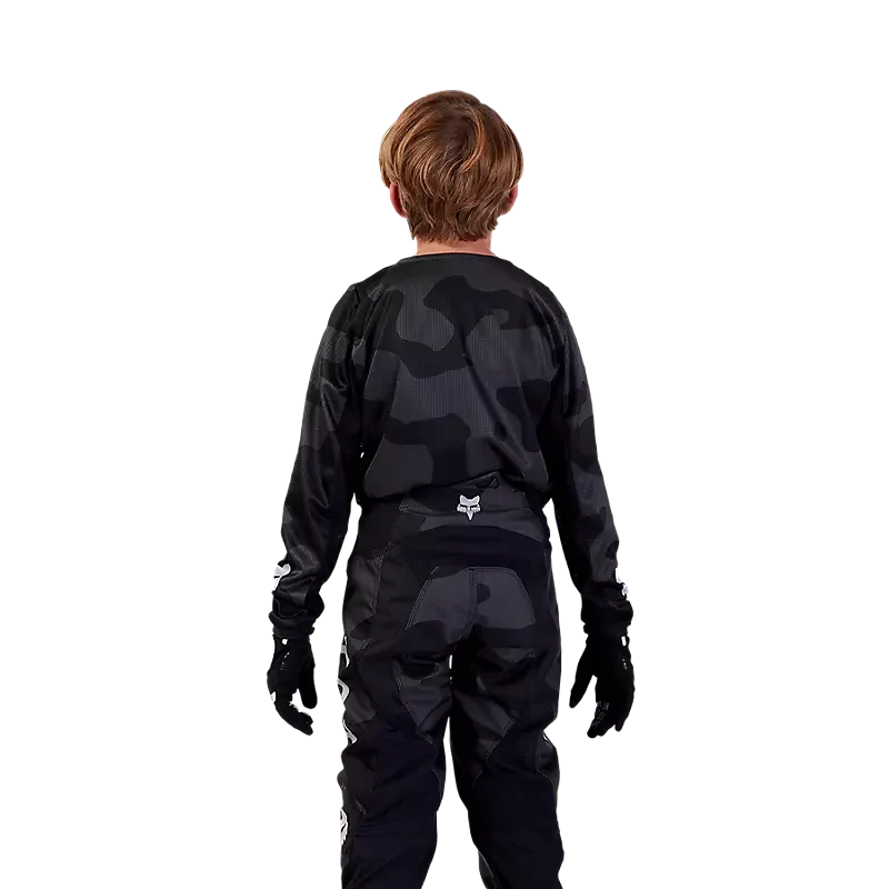 Crossbekleidungsset FOX Youth 180 BNKR Black Camo 2024