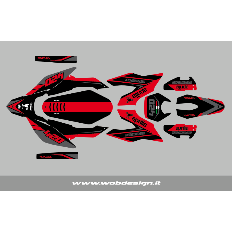 Kit grafiche Aprilia SX - RX - MX "Grenz