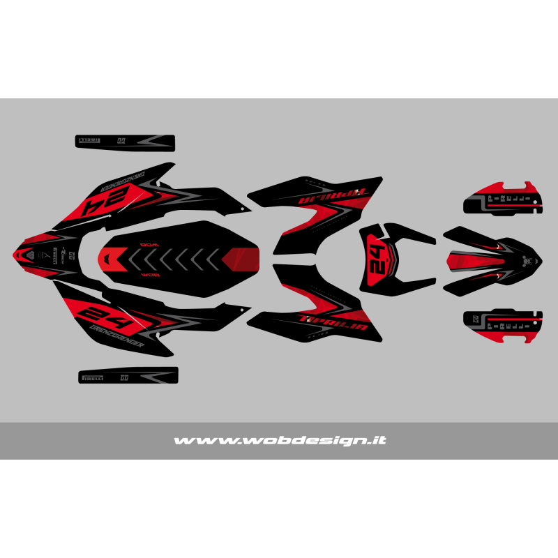 Dekorset Aprilia SX - RX - MX "Grenz-2