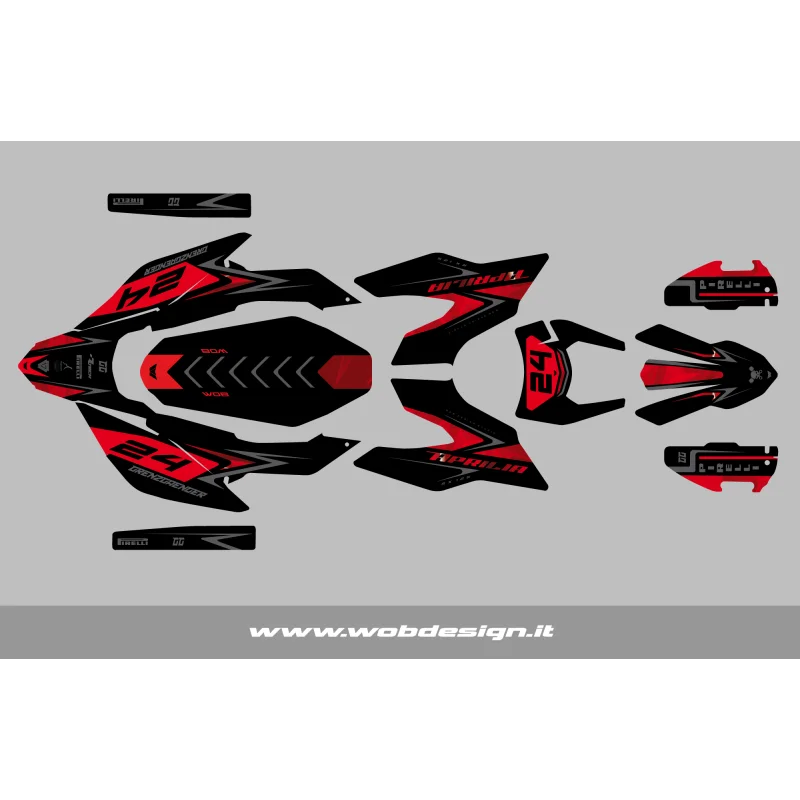 Dekorset Aprilia SX - RX - MX "Grenz-2