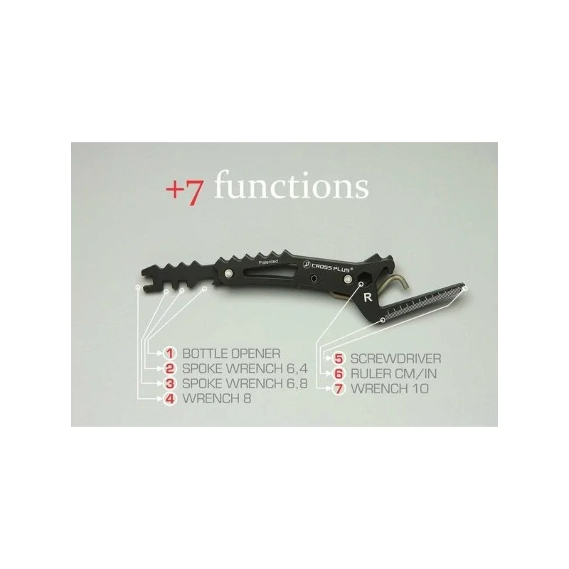 Universal passenger footpegs black cross - enduro - motard