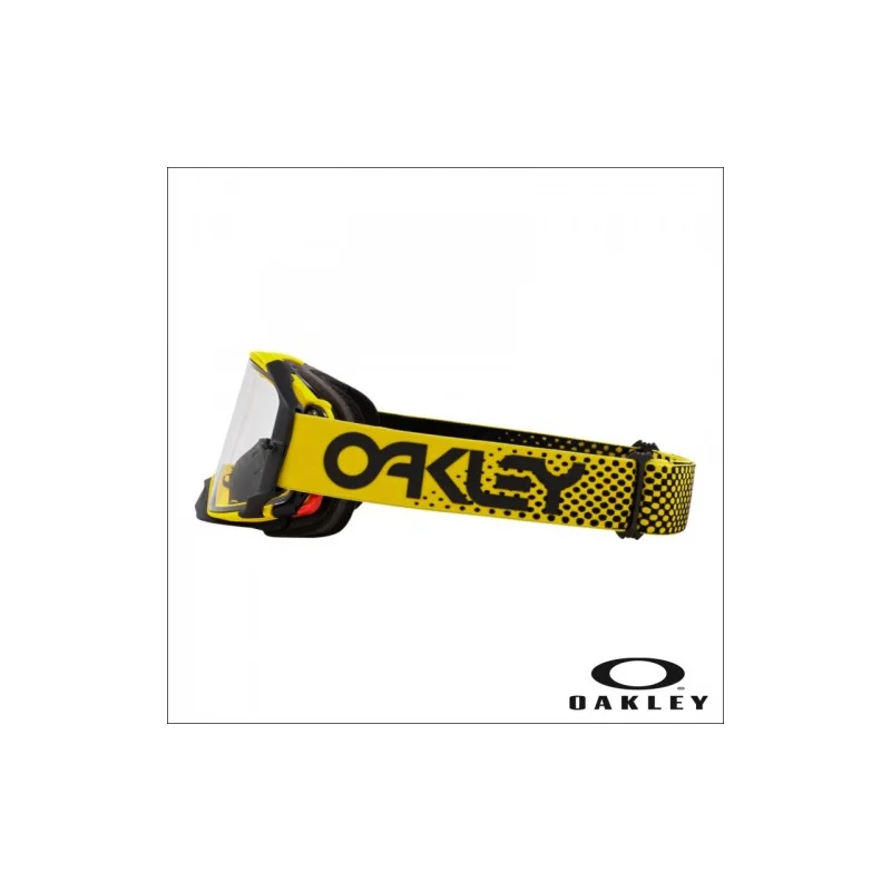 Masque Oakley Airbrake MX Moto jaune 2024