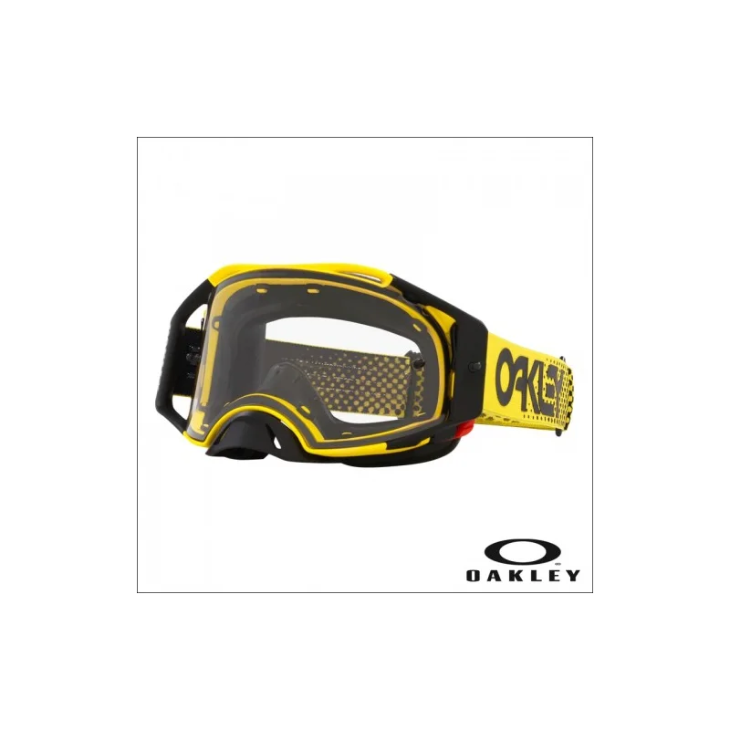 Goggle Oakley Airbrake MX Moto yellow 2024