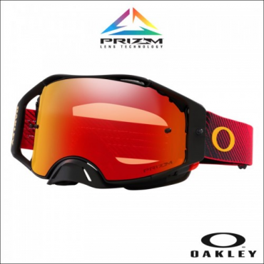 Goggle Oakley Airbrake MX Red Flow Lens Prizm Torch OO7046-E6 Oakley Motocross Goggles