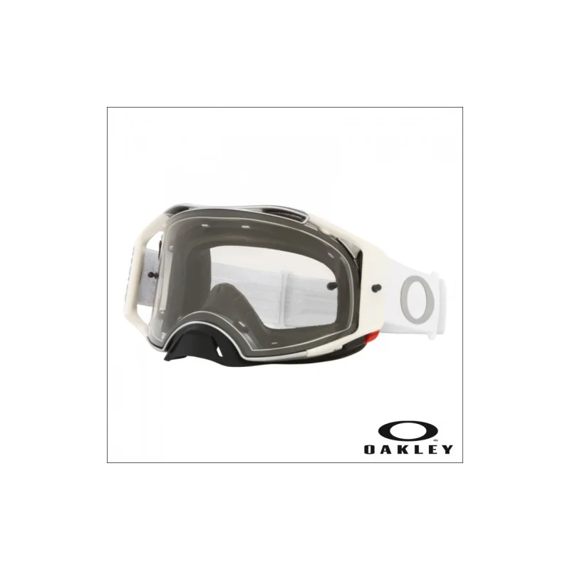 Crossbrille Oakley Airbrake MX Tuff Blocks White