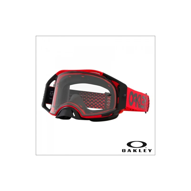 Masque Oakley Airbrake MX Moto Red