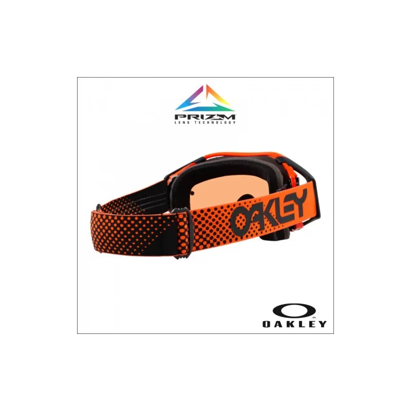 Masque Oakley Airbrake MX Moto Orange Bronze Lens 2024