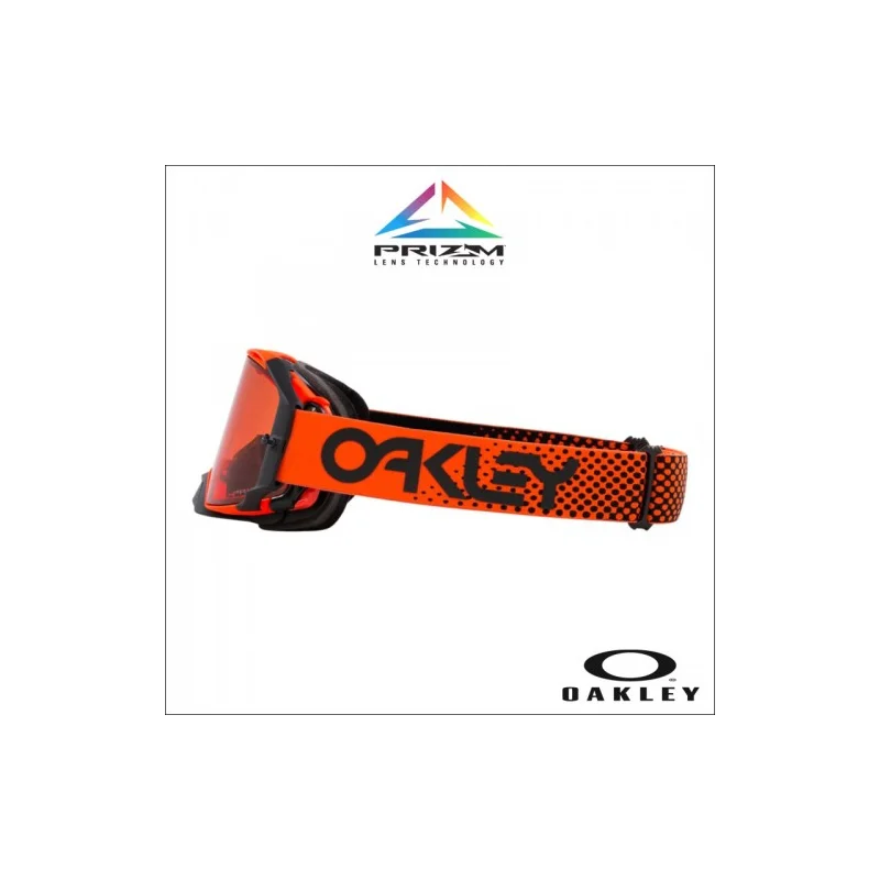 Masque Oakley Airbrake MX Moto Orange Bronze Lens 2024