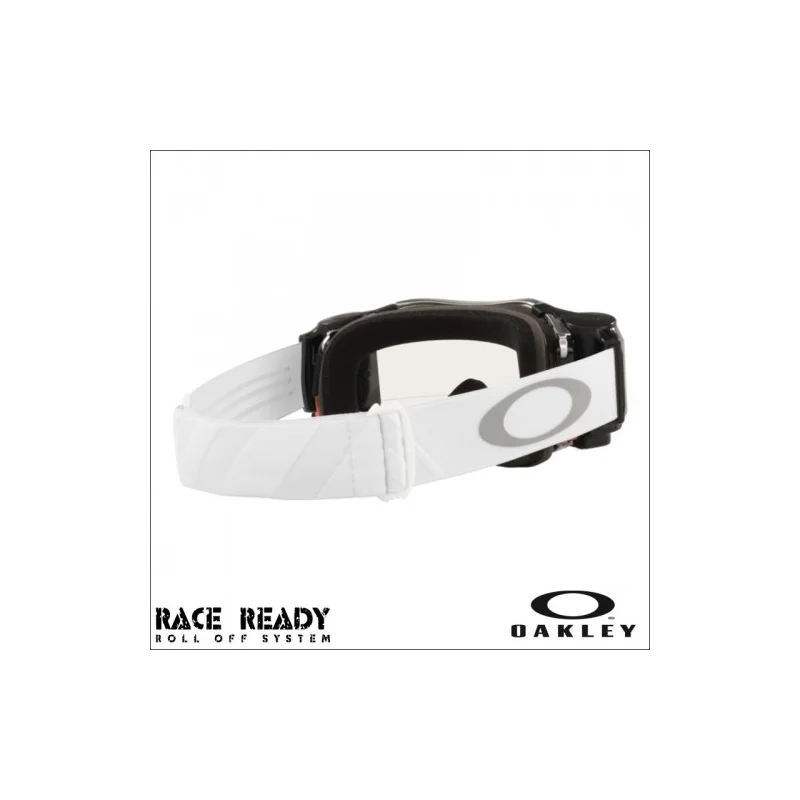 Occhiale I maschera Oakley Airbrake MX Race Ready Bianco