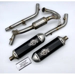 Scarico completo Scalvini - Vent 125 4T 2022-2024 silenziatore anodizzato nero