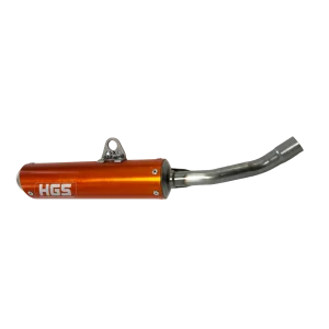 Silencer HGS KTM SX 125 016-018 XC 125 17-19 anodized Orange