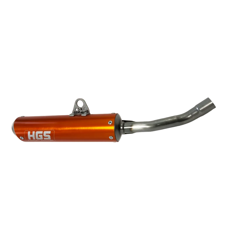 Schalldämpfer HGS KTM SX 125 016-018 XC 125 17-19 anodized Orange