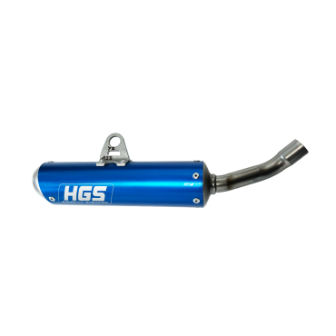 Schalldämpfer HGS YZ 125 05-018 anodized blau Hgs