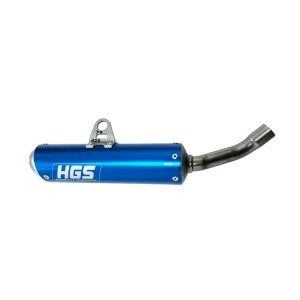 Schalldämpfer HGS blau | Yamaha YZ 125 - Fantic XX XE 125