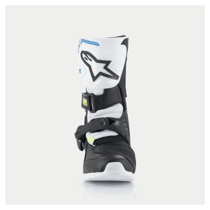 Boots Tech 3S Kids Alpinestars Bianco Blu Nera 2024