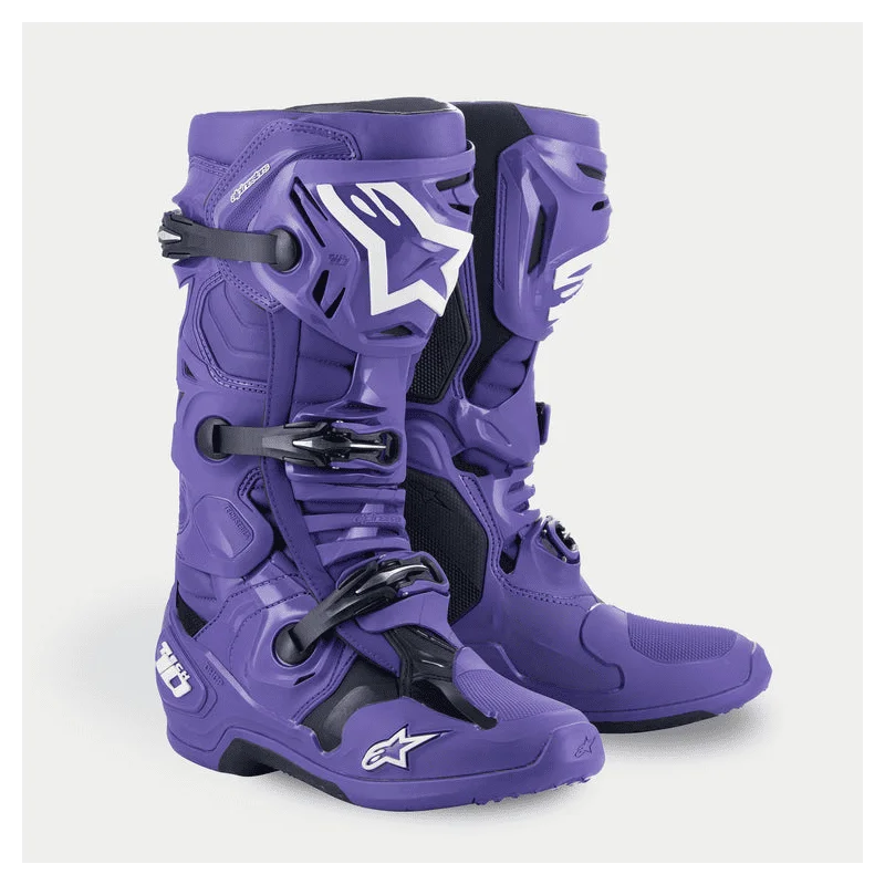 Alpinestars Tech 10 Bottes Cross violet