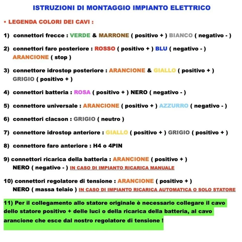 Automatisches Aufladen der elektrischen Anlage des Motorrads