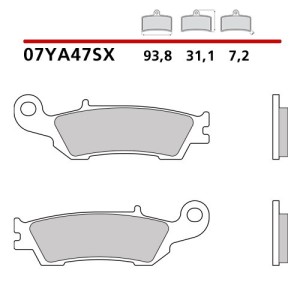 Brake pads Brembo compound SX-front