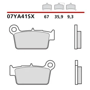 Pastiglie freno Brembo mascola SX | posteriori