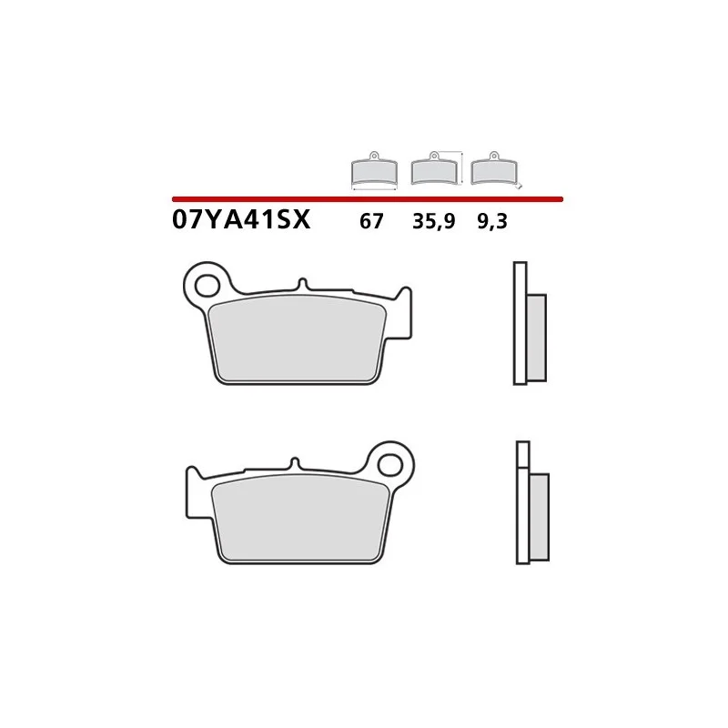 Plaquettes de Frein Brembo SX | arrière