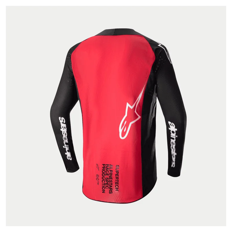 Jersey Alpinestars Supertech Ward BLACK RED BERRY