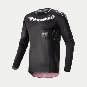 Maillot Cross Alpinestars Supertech Ward BLACK RED BERRY