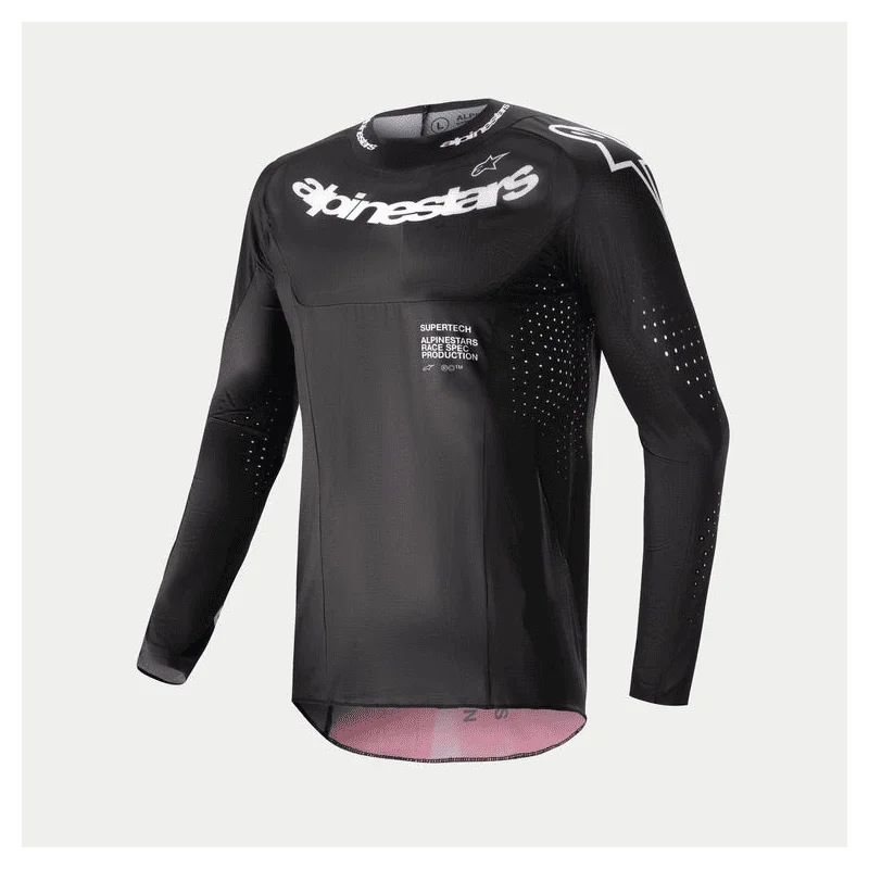 Jersey Alpinestars Supertech Ward BLACK RED BERRY