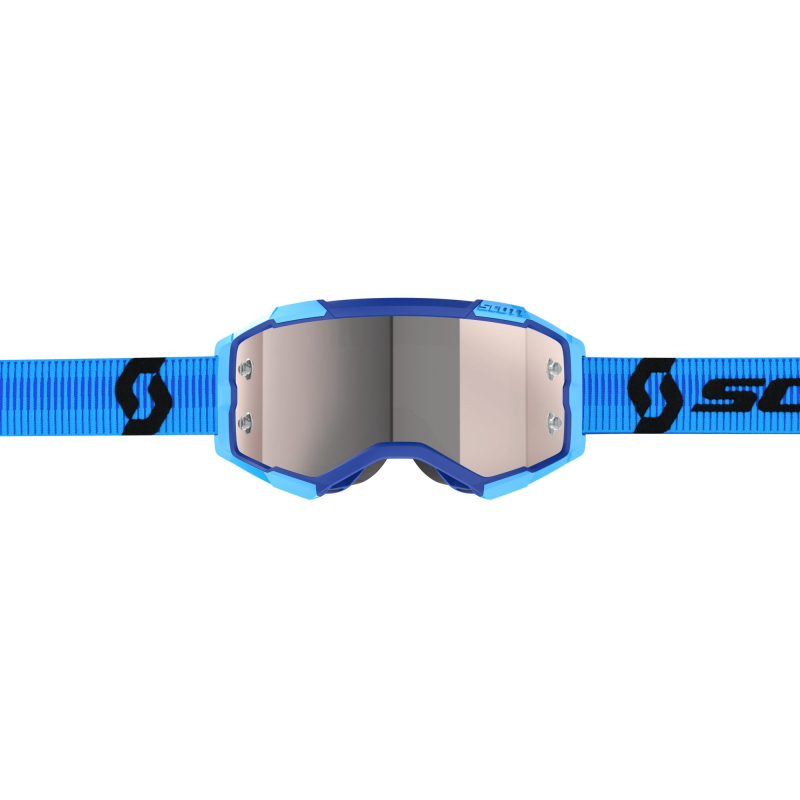 Crossbrille Scott Fury Blue Black with Silver Chrome lens