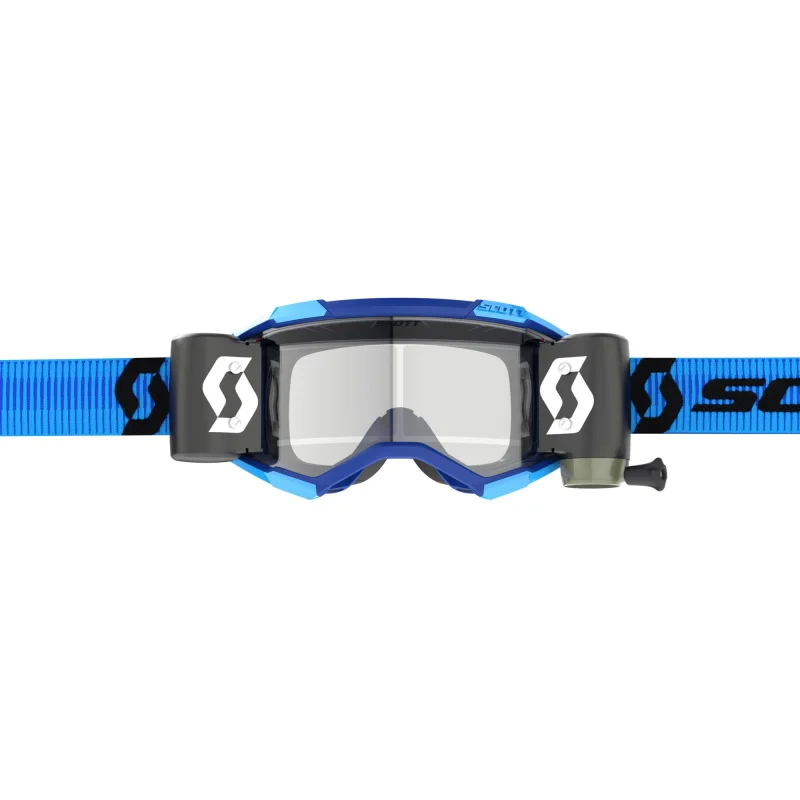Masque Cross mx Scott Fury WFS Blue Black