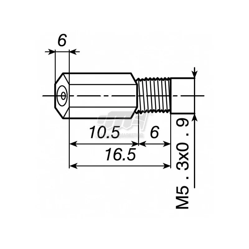 Getto del massimo carburatore Keihin 2763