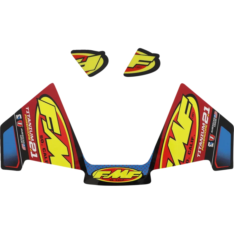 FMF DECAL REPLACEMENT POWERCORE 2.1 Titanium