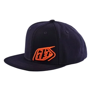 Snapback Troy Lee Designs Slice Navy Orange