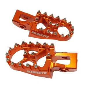 Repose-pieds ergal CNC - Ktm-Husqvarna orange