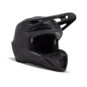 Casco FOX V3 RS Carbon Solid nero opaco
